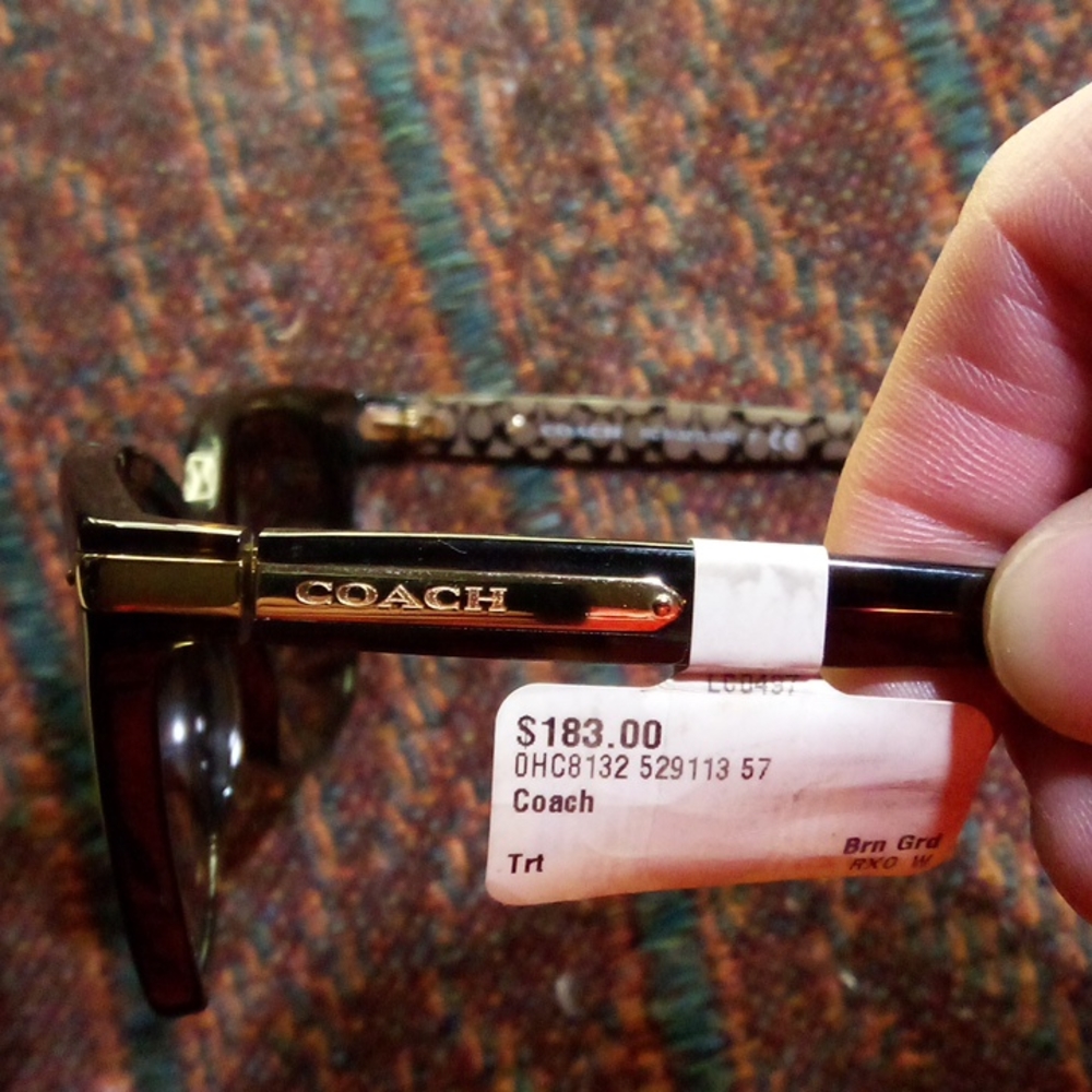 Coach Sunglasses with Coach Case - Picture 3 of 6